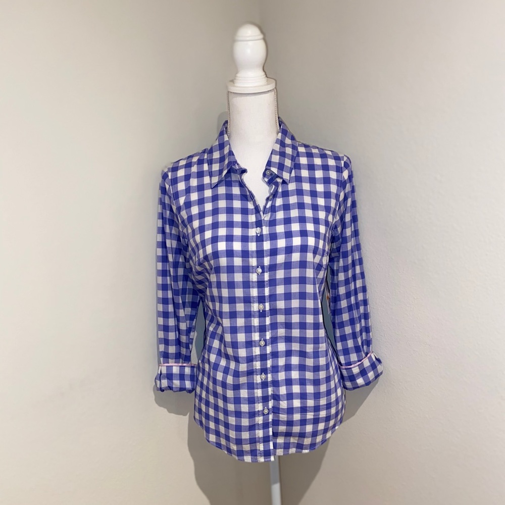 Gingham Crown and Ivy top